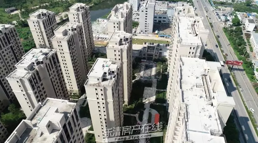 乐清中梁首府熙岸航拍采光